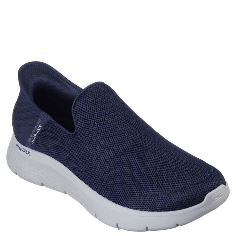 Size 8.5 womens ,  new without box  Skechers. Slip on, Navy,